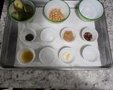 A picture of step 1 of Avocado hummus.