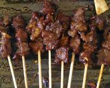 Foto langkah ke 6 dari resep Sate Kambing grill.