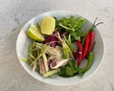 A picture of step 1 of Thin Noodles With Seafood Tom Yum.