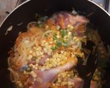 Foto del paso 4 de la receta: Pollo arvejado con puré