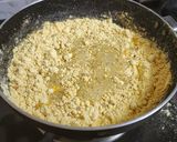 A picture of step 3 of Classic Style Mysore Pak.