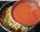 A picture of step 5 of Mexican Rice.