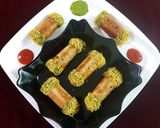 A picture of step 9 of Kachori rolls.