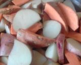 Foto del paso 1 de la receta: Papas y boniatos rústicos sin horno