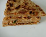 A picture of step 6 of Veg Manchurian Prantha.