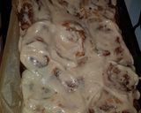 Cinnamon roll (fahéjas-vaníliás-fehércsokis csiga) recept fázis 10 fotója