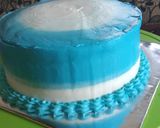 Foto langkah ke 12 dari resep Kue Ultah 3 telur uk 16 (takaran sendok).