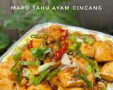 Foto langkah ke 3 dari resep Mapo tahu ayam cincang.