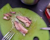 Une image de l'étape 1 de °Rillettes de sardines à la pomme verte°.