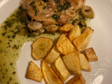 Pollo con aceitunas