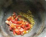 টমেটো- চিংড়ি মাছ দিয়ে গাঠি কচুর দম(tomato chingri mach diye gathi kochur dum recipe in Bengali) রেসিপি ধাপ - 5 ছবি
