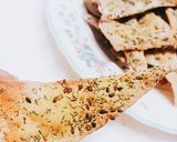 عکس مرحله 1 از دستور کراکر شوید و کنجد