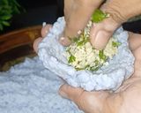A picture of step 3 of Vrat Waale Sabudana Dimsum.
