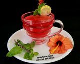 A picture of step 4 of Hibiscus Healthy Herbal Tea.