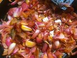 Juicy homemade burgers-with caramelized onions