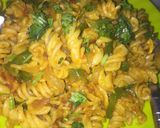 A picture of step 8 of Veg pasta.