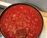 Penne paradicsomos kagylóval recept fázis 3 fotója