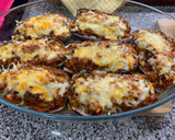 Foto del paso 3 de la receta: Berenjenas rellenas de verduras y carne