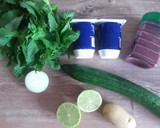 Foto del paso 1 de la receta: Crema fría de pepino, menta y yogurt
