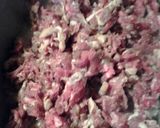 A picture of step 2 of Cabbage carne picada.