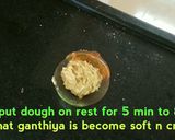 A picture of step 3 of Champakali/Chakri Gathiya.