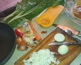 Foto del paso 2 de la receta: Calabaza rellena de pollo