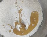 A picture of step 1 of Garlicky wheat momos.
