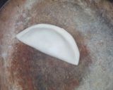 A picture of step 11 of North indian  gujiya in bengali style.