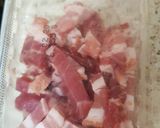 A picture of step 2 of My Bacon Lardens & Macaroni Cheese.