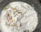 A picture of step 2 of Sago flour namkeen paratha.