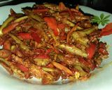 Foto langkah ke 4 dari resep Sambal teri kulit melinjo.
