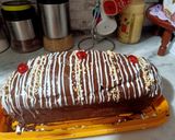 صورة لخطوة 2 من وصفة الكاك العملاق le grand cake