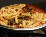 A picture of step 5 of Pasta alla Norma: Eggplant Pasta.