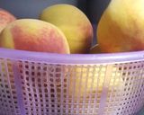 A picture of step 1 of Peach Lemonade 🍑.