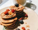 Hình bước làm 3 của món Bánh pancakes chuối yến mạch