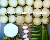 Foto langkah ke 1 dari resep 94. Roasted Tomatillo Salsa Gaya Ndi.