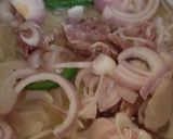 A picture of step 1 of Mutton beans with alu.