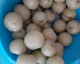 A picture of step 1 of Vegan Amla Chundo.