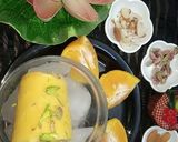 A picture of step 4 of Orange flavour dry fruit kulfi.