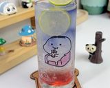 Foto langkah ke 2 dari resep Peach Lime Soda 🍹.