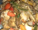 A picture of step 5 of Beef steak sweet and sour tofu with scrambled egg.