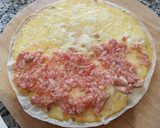 Foto del paso 6 de la receta: Tortillas de avena rellena de atún con tomate tipo Piadina en sartén