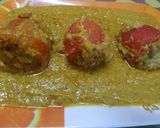 A picture of step 3 of Stuffed tomato with gravy.