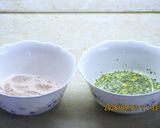 Zöldfűszeres bundában sült csirkemell recept fázis 1 fotója