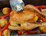 A picture of step 20 of Roast Chicken with Potatoes & Carrots.