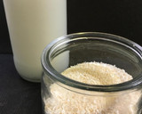 Foto del paso 3 de la receta: Leche de coco casera + bagazo de coco tostado + chía pudding de coco: sin gluten, vegan y sin azúcar