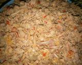A picture of step 4 of Chicken floss (danbun nama).