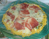 Foto del paso 4 de la receta: Tortipizza de espinacas, mozzarella y jamón
