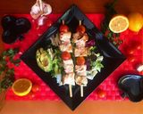 Foto del paso 4 de la receta Brochetas de emperador y gambas