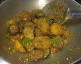 मसाला आलू बैंगन फ्राई (Masala Aloo Baigan fry recipe in Hindi) रेसिपी चरण 5 फोटो